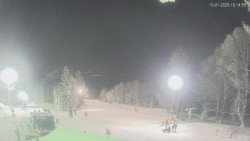 Horní část sjezdovek