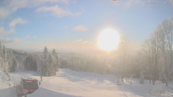 Horní část sjezdovek