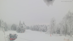 Horní část sjezdovek