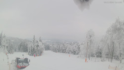 Horní část sjezdovek