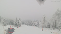 Horní část sjezdovek