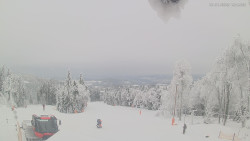 Horní část sjezdovek