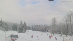 Horní část sjezdovek