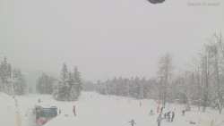 Horní část sjezdovek