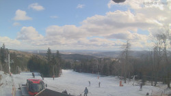 Horní část sjezdovek