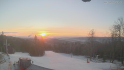 Horní část sjezdovek