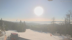 Horní část sjezdovek