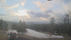 Horní část sjezdovek