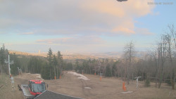 Horní část sjezdovek