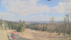 Horní část sjezdovek