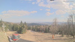 Horní část sjezdovek