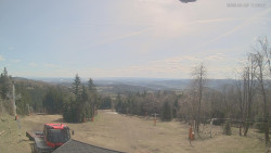 Horní část sjezdovek