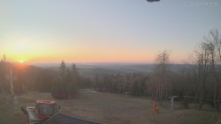 Horní část sjezdovek