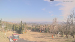 Horní část sjezdovek