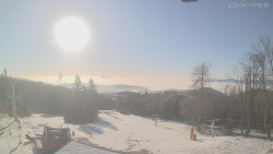 Horní část sjezdovek