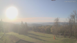 Horní část sjezdovek