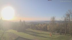 Horní část sjezdovek