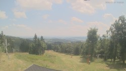 Upper part of the ski slopes