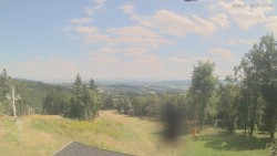 Upper part of the ski slopes