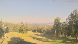 Upper part of the ski slopes