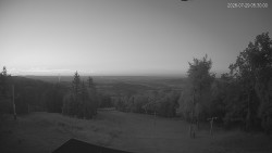 Upper part of the ski slopes