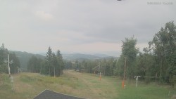 Upper part of the ski slopes