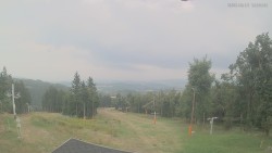 Upper part of the ski slopes