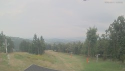 Upper part of the ski slopes