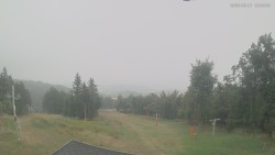 Upper part of the ski slopes