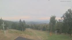 Upper part of the ski slopes