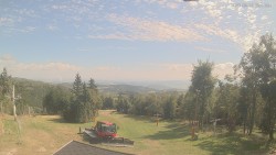 Upper part of the ski slopes