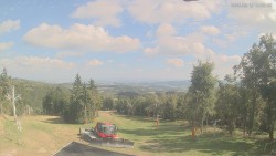 Upper part of the ski slopes