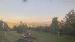 Upper part of the ski slopes