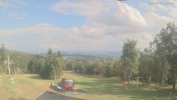 Upper part of the ski slopes