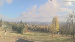 Upper part of the ski slopes
