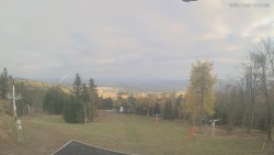 Upper part of the ski slopes