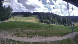 Ski slope to the Snowpark