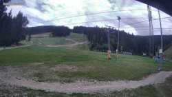 Skipiste zum Snowpark