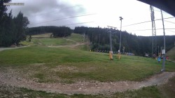Ski slope to the Snowpark