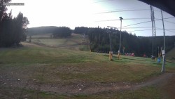 Skipiste zum Snowpark