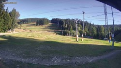Skipiste zum Snowpark
