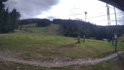 Skipiste zum Snowpark
