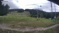 Ski slope to the Snowpark