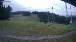 Skipiste zum Snowpark
