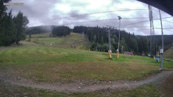 Trasa zjazdowa do snowparku