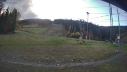 Skipiste zum Snowpark