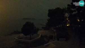 Město Rovinj - Pláž Borik - 1.3.2026 v 03:30 Město Rovinj - Pláž Borik - 1.3.2026 v 03:30