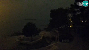 Město Rovinj - Pláž Borik - 1.3.2026 v 03:45 Město Rovinj - Pláž Borik - 1.3.2026 v 03:45