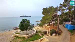 Město Rovinj - Pláž Borik - 1.3.2026 v 08:15 Město Rovinj - Pláž Borik - 1.3.2026 v 08:15