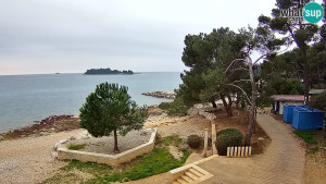 Město Rovinj - Pláž Borik - 1.3.2026 v 14:45 Město Rovinj - Pláž Borik - 1.3.2026 v 14:45